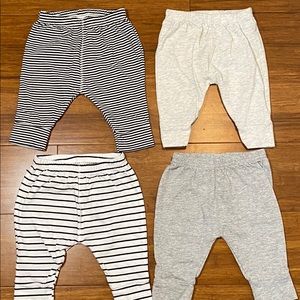 Set of 4 pants 0-3mo